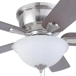 Promo Patriot Lighting™ Austin 42″ Brushed Nickel Indoor Led Ceiling Fan