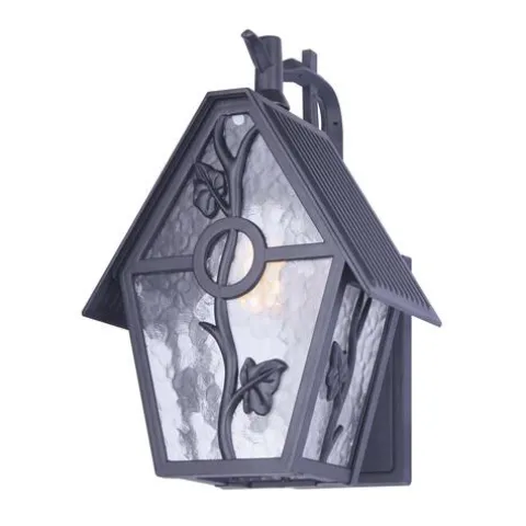 Promo Patriot Lighting® Birdhouse Black Outdoor Wall Light