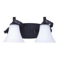 Promo Patriot Lighting® Dee Rubbed Antique Bronze 2-Light Vanity Light