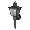 Promo Patriot Lighting® Dualux Brookline Iii Black Motion Sensor Outdoor Security Wall Light