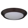 Promo Patriot Lighting® Fulton Bronze Integrated Led Flush Mount Ceiling Light 2-Pack