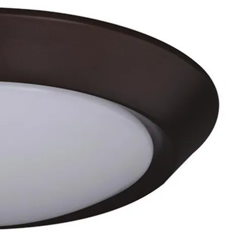 Promo Patriot Lighting® Fulton Bronze Integrated Led Flush Mount Ceiling Light 2-Pack