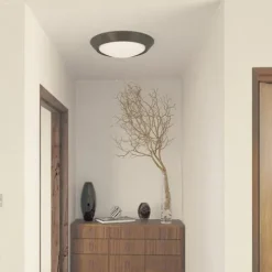 Promo Patriot Lighting® Fulton Bronze Integrated Led Flush Mount Ceiling Light 2-Pack