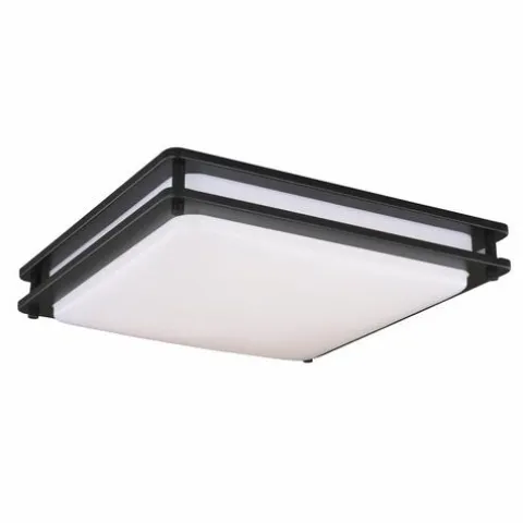 Promo Patriot Lighting® Horizon Oil Burnished Bronze Flush Mount Ceiling Light