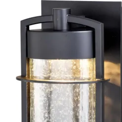 Promo Patriot Lighting® Logan Carbon Bronze Led Outdoor Wall Light