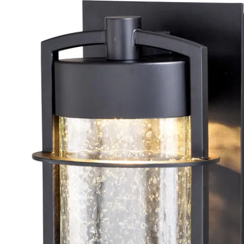 Promo Patriot Lighting® Logan Carbon Bronze Led Outdoor Wall Light