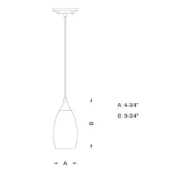 Promo Patriot Lighting® Milano Satin Nickel Mini Pendant