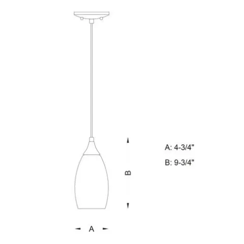 Promo Patriot Lighting® Milano Satin Nickel Mini Pendant