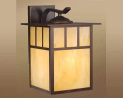 Promo Patriot Lighting® Mission Burnished Bronze Outdoor Wall Light