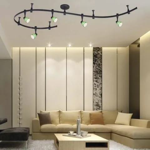Promo Patriot Lighting® Myles 1-Light Bronze Track Lighting Head