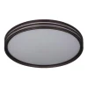 Promo Patriot Lighting® Ronald Bronze Integrated Led Flush Mount Ceiling Light