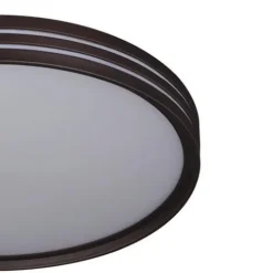 Promo Patriot Lighting® Ronald Bronze Integrated Led Flush Mount Ceiling Light