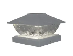 Promo Patriot Lighting® Solar Integrated Led Lakota White Post Cap Landscape Light – 2-Pack