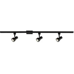 Promo Patriot Lighting® Step Light 3-Light Black Led Track Lighting Set