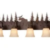 Promo Patriot Lighting® Yellowstone 4-Light Burnished Bronze Vanity Light