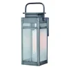Top 10 Patriot Lighting® Clermont Brushed Pewter And Textured Black Outdoor Wall Light