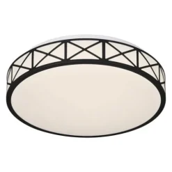 Top 10 Patriot Lighting® Criss Black Integrated Led Flush Mount Ceiling Light