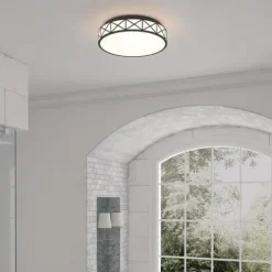 Top 10 Patriot Lighting® Criss Black Integrated Led Flush Mount Ceiling Light