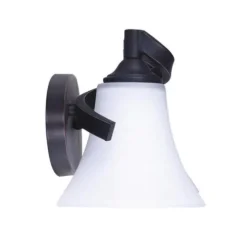 Top 10 Patriot Lighting® Dee Rubbed Antique Bronze 3-Light Vanity Light