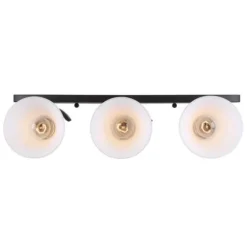 Top 10 Patriot Lighting® Dee Rubbed Antique Bronze 3-Light Vanity Light