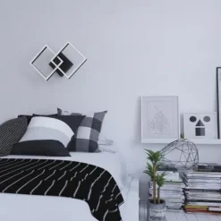 Top 10 Patriot Lighting® Diamon Matte Black Integrated Led Flush Mount Ceiling Light