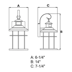 Top 10 Patriot Lighting® Dualux® Melbourne Oil-Rubbed Bronze Led Outdoor Wall Light