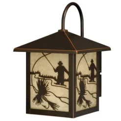 Top 10 Patriot Lighting® Fly Fish Burnished Bronze Outdoor Wall Light