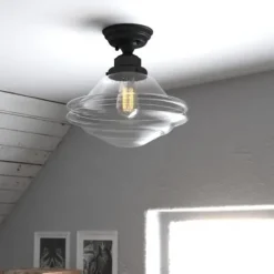 Top 10 Patriot Lighting® Huntley Oil Rubbed Bronze Semi-Flush Mount Ceiling Light