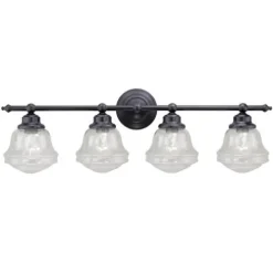 Top 10 Patriot Lighting® Huntley Oil Rubbed Bronze 4 Light Vanity Light