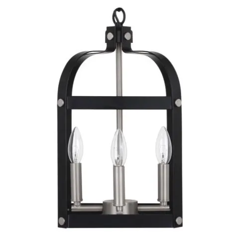 Top 10 Patriot Lighting® Jazel Matte Black & Brushed Nickel 4-Light Pendant