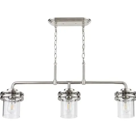 Top 10 Patriot Lighting® Joska Brushed Nickel 3 Light Island Light