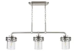 Top 10 Patriot Lighting® Joska Brushed Nickel 3 Light Island Light
