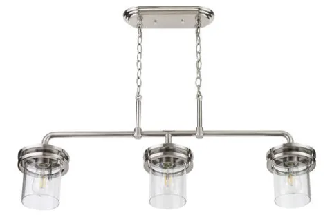 Top 10 Patriot Lighting® Joska Brushed Nickel 3 Light Island Light