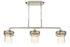 Top 10 Patriot Lighting® Joska Brushed Nickel 3 Light Island Light