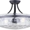 Top 10 Patriot Lighting® Maeva Graphite 3-Light Semi-Flush Mount Ceiling Light