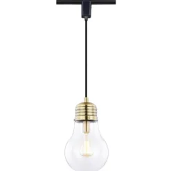 Top 10 Patriot Lighting® Minna Brass 1-Light Track Lighting Pendant