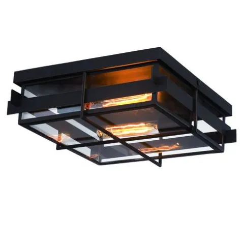 Top 10 Patriot Lighting® Muller Bronze 2-Light Outdoor Flush Mount Ceiling Light