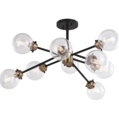 Top 10 Patriot Lighting® Orbit Oil Rubbed Bronze 9 Light Semi-Flush Mount Ceiling Light