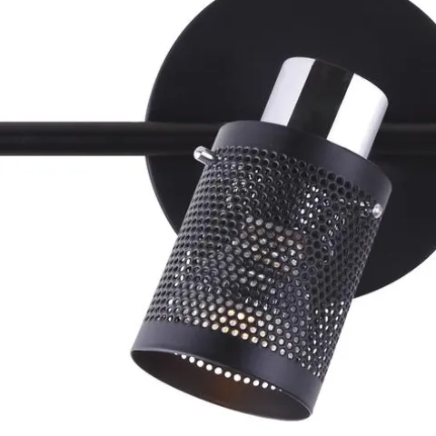 Top 10 Patriot Lighting® Orie Matte Black & Chrome 3-Light Flush Mount Ceiling Light