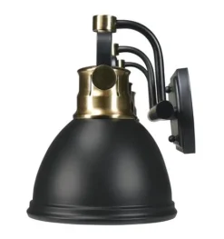 Top 10 Patriot Lighting® Ryann Matte Black 3-Light Vanity Light