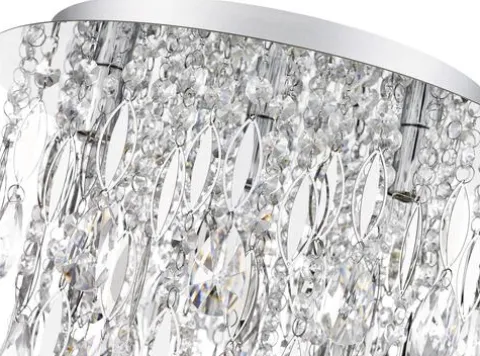 Top 10 Patriot Lighting® Shana Silver 4-Light Flush Mount Ceiling Light