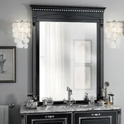 Top 10 Patriot Lighting® Shells Satin Nickel 1-Light Vanity Light