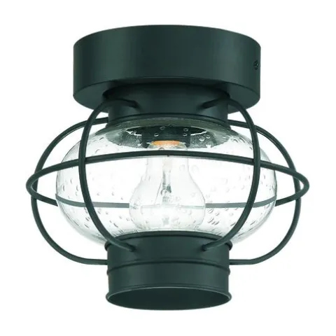 Top 10 Patriot Lighting® Shoalview Bronze 1-Light Outdoor Flush Mount Ceiling Light