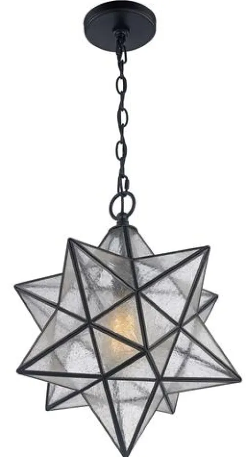 Top 10 Patriot Lighting® Star Black 1 Light Pendant