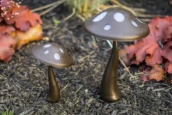 Wholesale Patriot Lighting® Solar Integrated Led Mushroom Landscape Light – 2 Pack