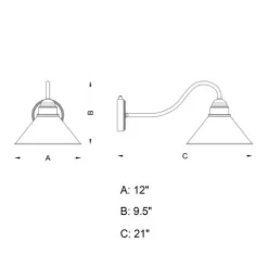 Wholesale Patriot Lighting® Outland Aged Iron Outdoor Wall Light