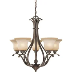 Wholesale Patriot Lighting® Monrovia Royal Bronze 5 Light Chandelier