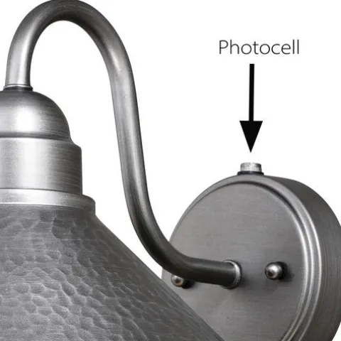 Wholesale Patriot Lighting® Outland Brushed Pewter Outdoor Wall Light