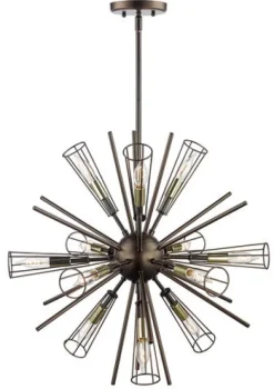 Wholesale Patriot Lighting® Sulien Bronze 12 Light Pendant Light