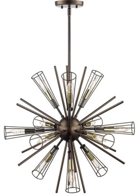 Wholesale Patriot Lighting® Sulien Bronze 12 Light Pendant Light